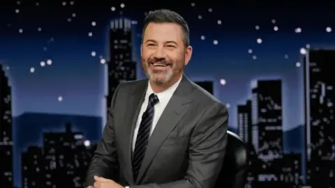 Jimmy Kimmel for now removed from broadcast over disputed comments regarding right-wing commentator Charlie Kirk