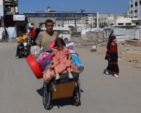 Running from Death to Peril: Gaza City Inhabitants Confront Heart-Wrenching Dilemma
